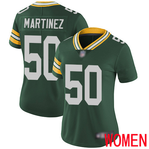 Green Bay Packers Limited Green Women 50 Martinez Blake Home Jersey Nike NFL Vapor Untouchable